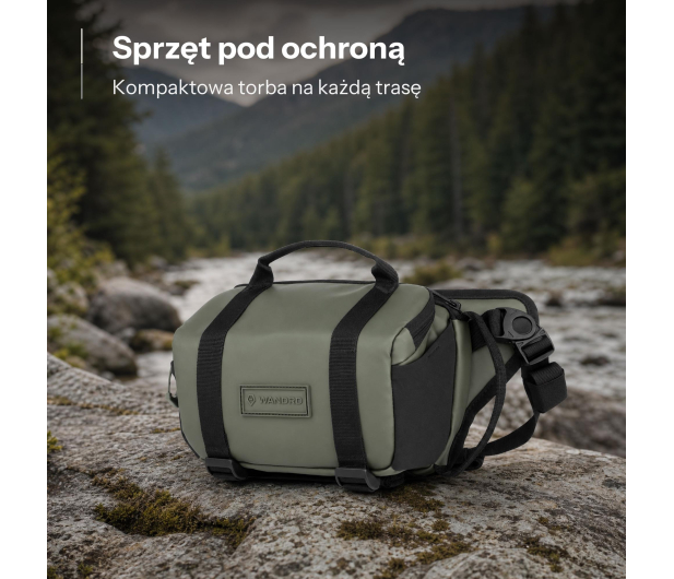 WANDRD ROGUE Sling 4L Wasatch Green - 1550080 - zdjęcie 5